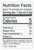 Nutrition Facts label That's Italiano!™ Dip Mix