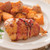 bacon wrapped chicken on a plate