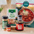 Tastefully Simple That's Italiano! Dip Mix, Onion Onion™ Seasoning, Garlic Garlic™ Seasoning, Seasoned Pepper, Bacon Pepper Jam, and Comfort Classics recipe booklet.