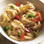 Dried Tomato Garlic Pesto on pasta noodles