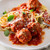 Mama Mia seasoning on spaghetti with meatballs