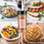 recipes featuring beef stroganoff, rustic grilled turkey, garlic grilled veggies and pull-apart cheesy garlic bread