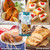 Bountiful Beer Bread Mix® featuring recipes including fish, spinach & herb bites, mini corn dogs, and everything beer bread