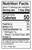 Nutrition Facts label for spiced apple berry sauce