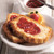 Rhubarb Strawberry Fruit Spread Prepared Food on bread