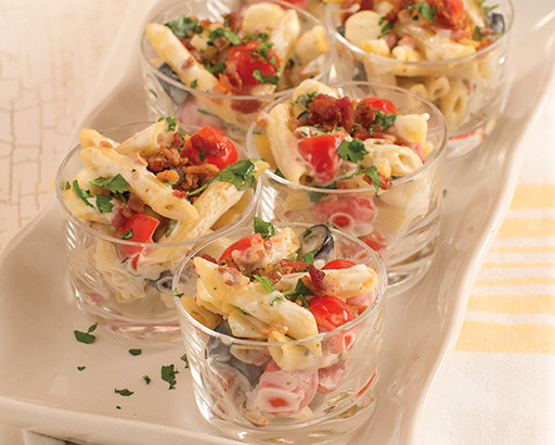Penne Pasta with Creamy Cilantro Lime Dressing
