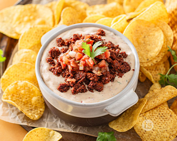Queso Salsa Dip with Chorizo