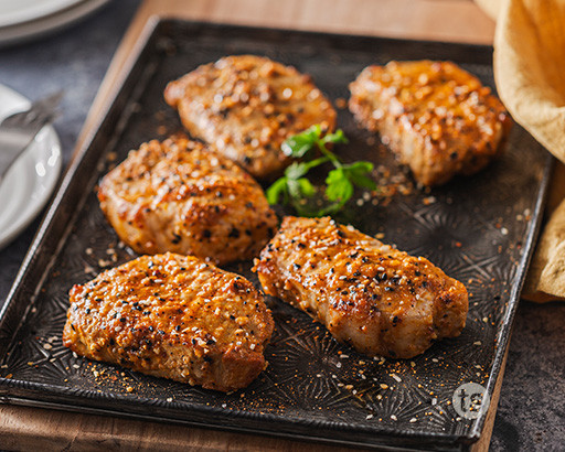 Everything Hot Honey Pork Chops