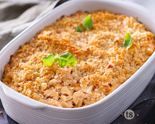 Italian Baked Mac Cheese