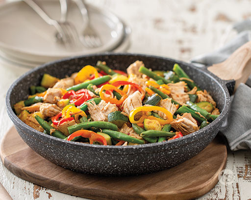Balsamic Chicken Veggie Skillet