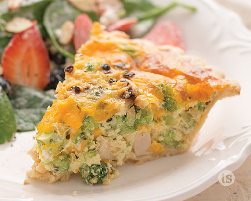Chicken Broccoli Quiche