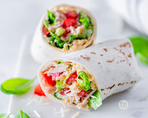 Parmesan Chicken Wraps