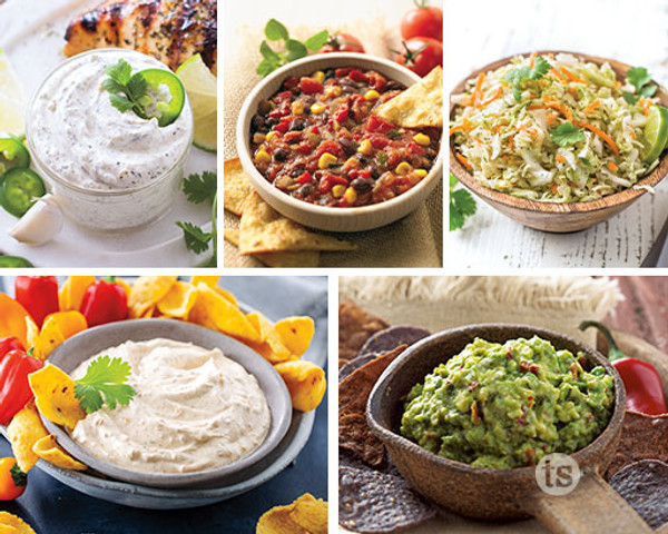 Fiesta Party Toppings Dips
