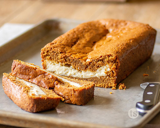 Pumpkin Cream Cheese Bread