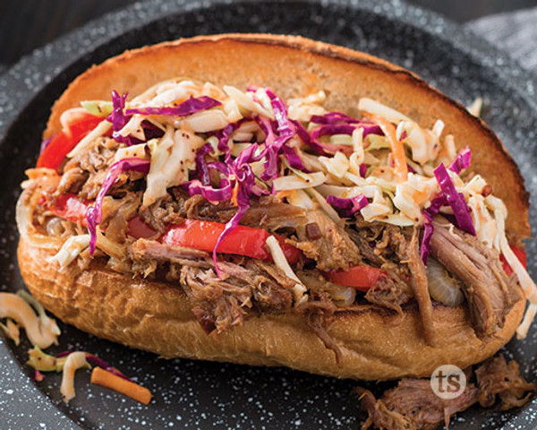 Bayou Pork Asian Slaw Sandwiches