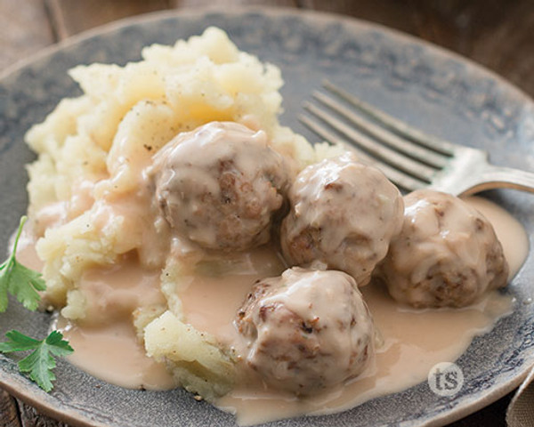 Creamy Balsamic Meatballs