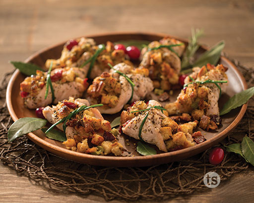 Stuffed Turkey Medallions