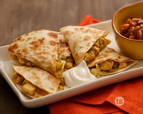 Fiesta Chicken Quesadillas