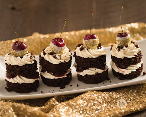 Mini Black Forest Cakes