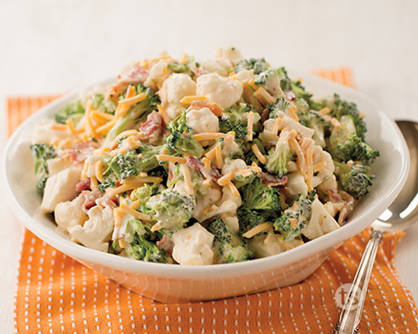 Broccoli Cauliflower Garden Salad