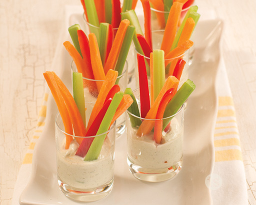 Dill Pickle Veggie Shooters