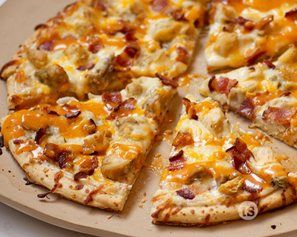 Buffalo Ranch Chicken Pizza