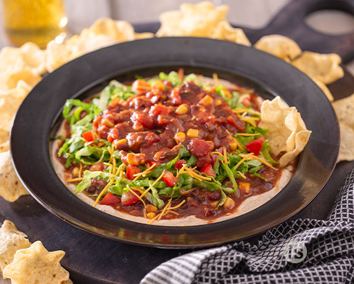 Corn Black Bean Layered Dip