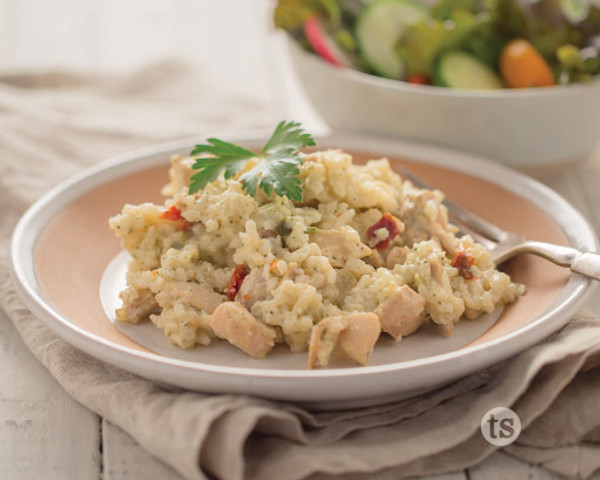 Creamy Baked Chicken Risotto