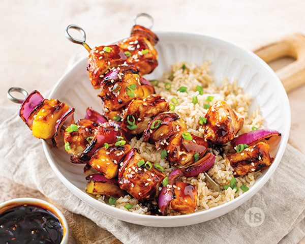 Honey Teriyaki Chicken Kabobs