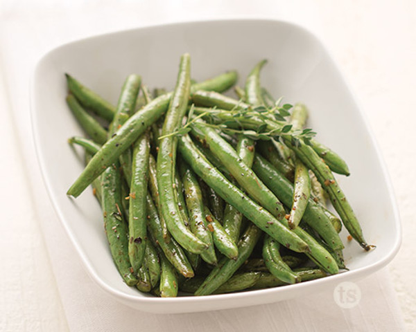 Rustic Herb Roasted Green Beans