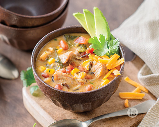 Southwest Chicken Wild Rice Soup