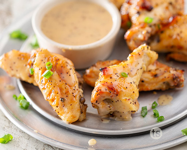 Vidalia Onion Baked Chicken Wings