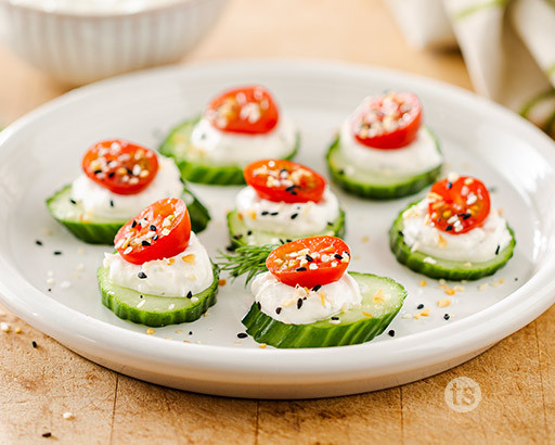 Creamy Cucumber Bites