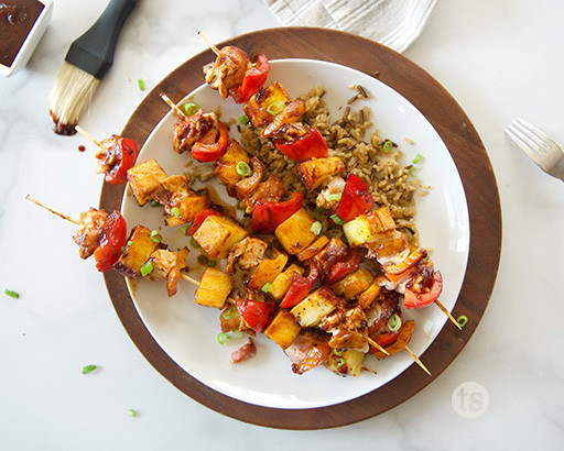 Smoky BBQ Chicken Skewers