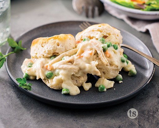 Creamed Chicken n Biscuits