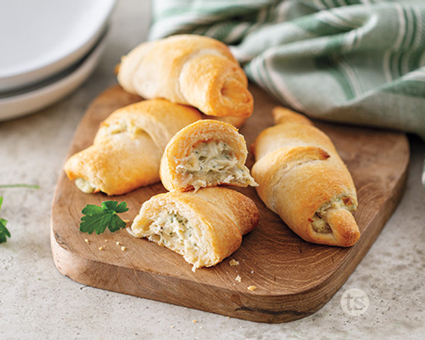 Artichoke Spinach Chicken Roll Ups