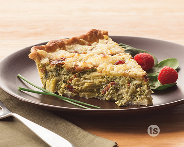 Artichoke Spinach Quiche