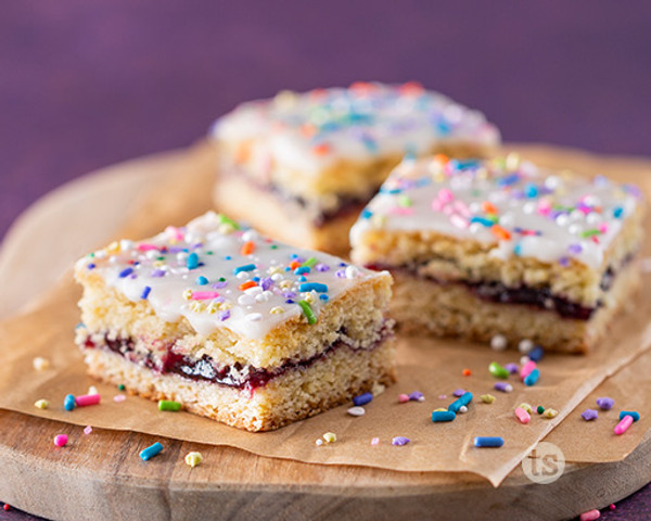 Frosted Berry Layer Bars