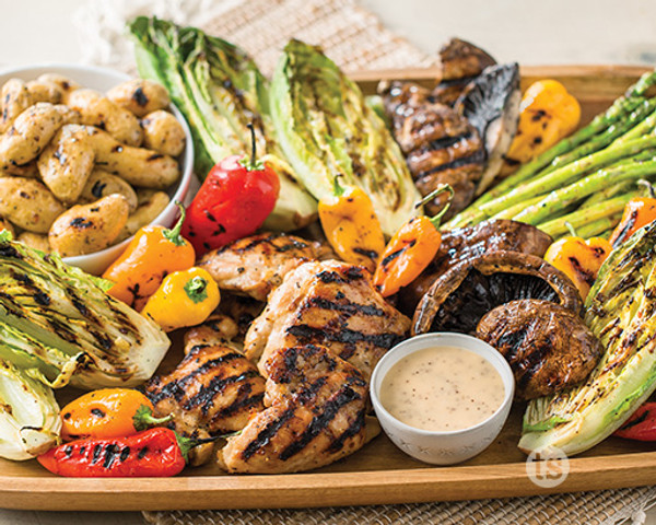 Vidalia Chicken Veggie Grilled Platter