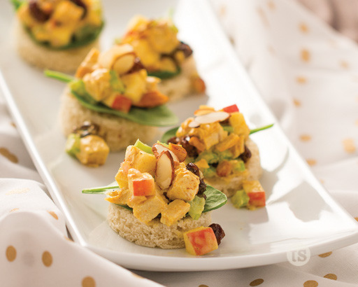 Mango Curry Tea Sandwiches