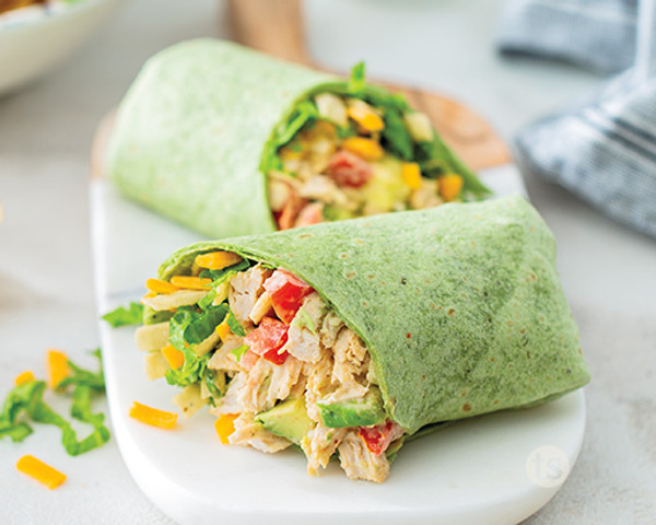 Fiesta Chicken Salad Wraps