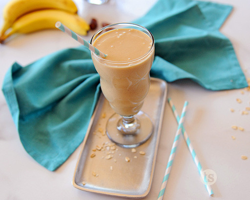 Chai Peanut Butter Banana Smoothie
