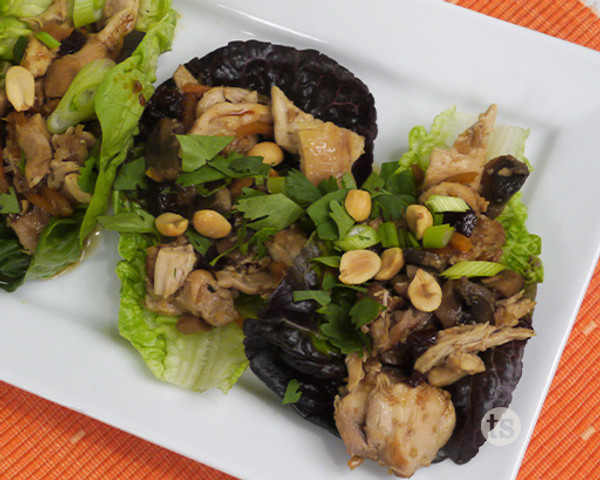 Slow Cooker Chicken Lettuce Wraps