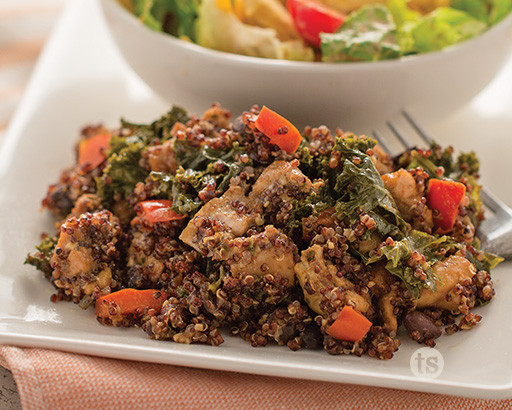 Southwest Chicken Quinoa Bake