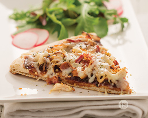 Grilled BBQ Chicken Pizza