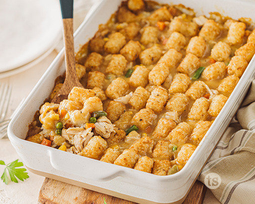 Chicken Pot Tot Hotdish