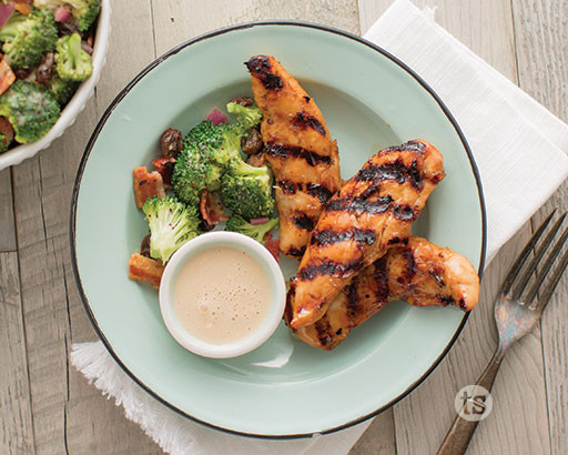 Grilled Honey Teriyaki Chicken Tenders