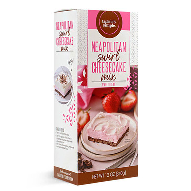 Neapolitan Swirl Cheesecake Mix