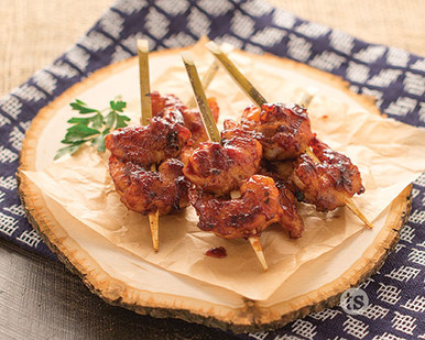 BBQ Bacon Grilled Shrimp