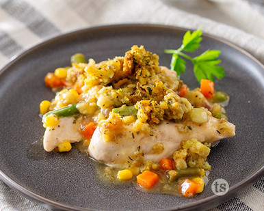 Chicken & Stuffing Casserole - Tastefully Simple